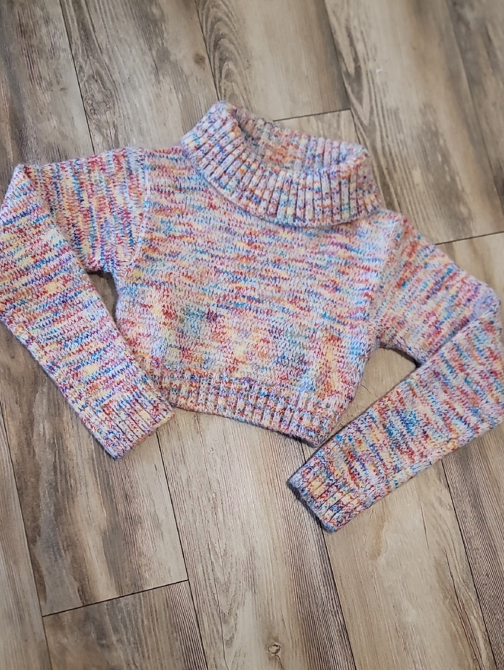 Adorable Knit Cropped Sweater